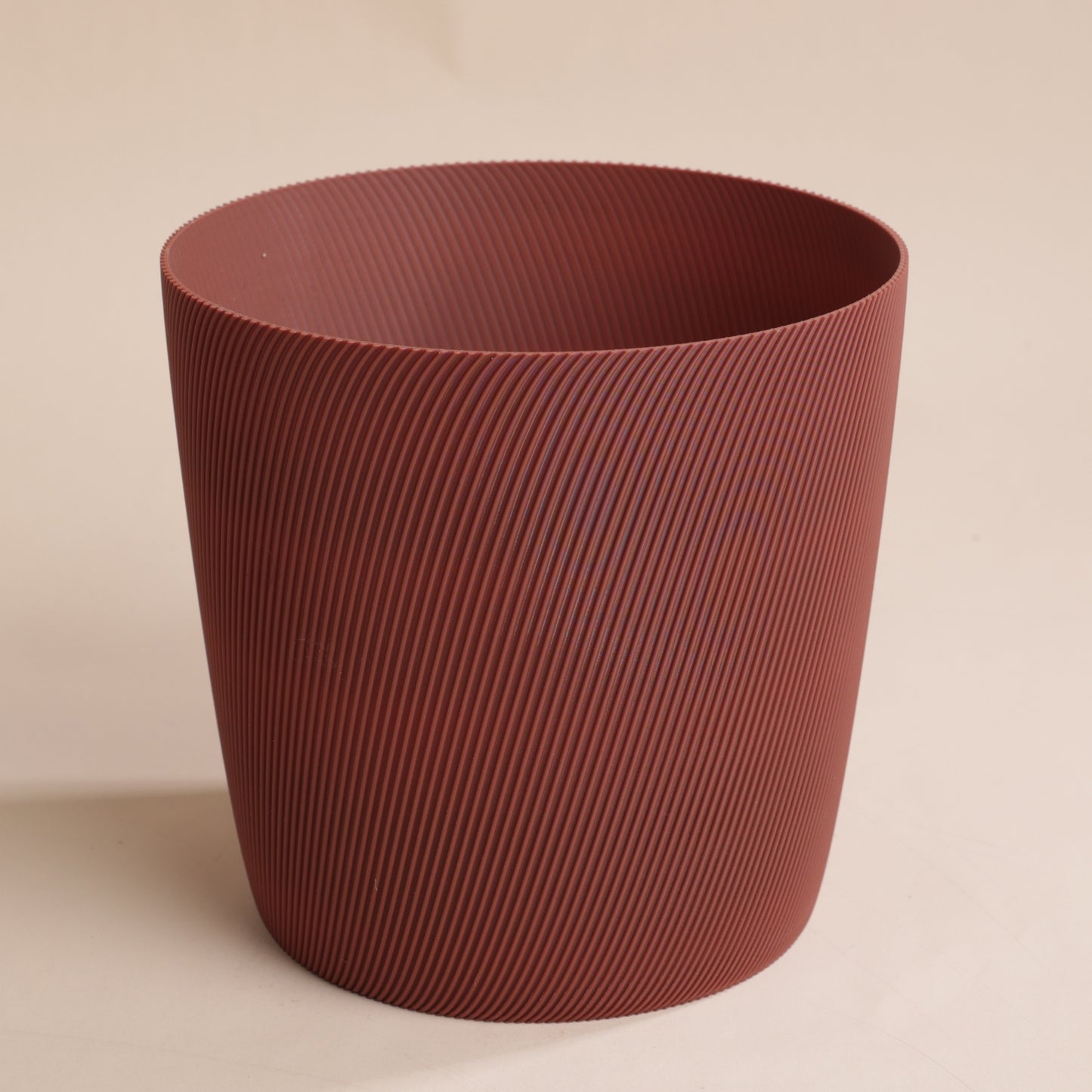 Duo de cache-pots Svala 17 cm beige et cappuccino – design durable pour plantes d’intérieur