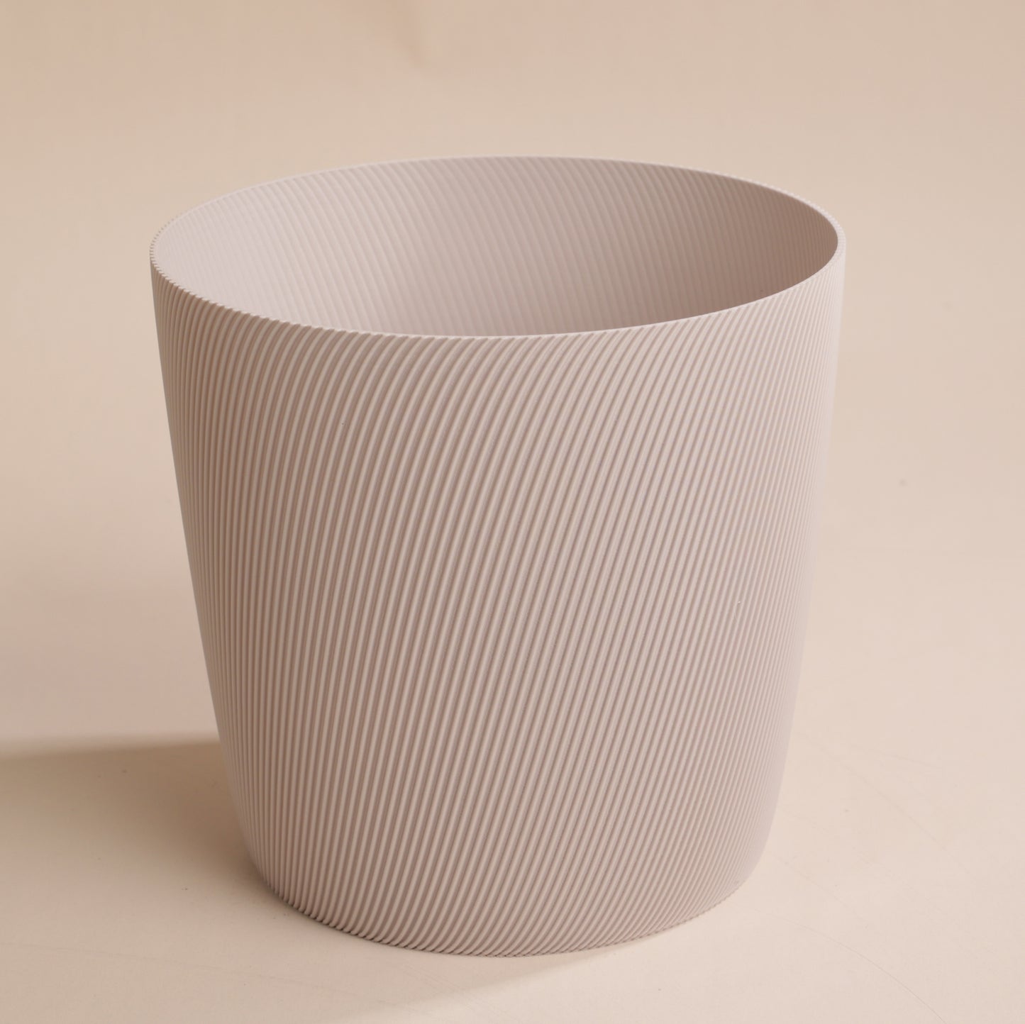 Duo de cache-pots Svala 17 cm beige et cappuccino – design durable pour plantes d’intérieur