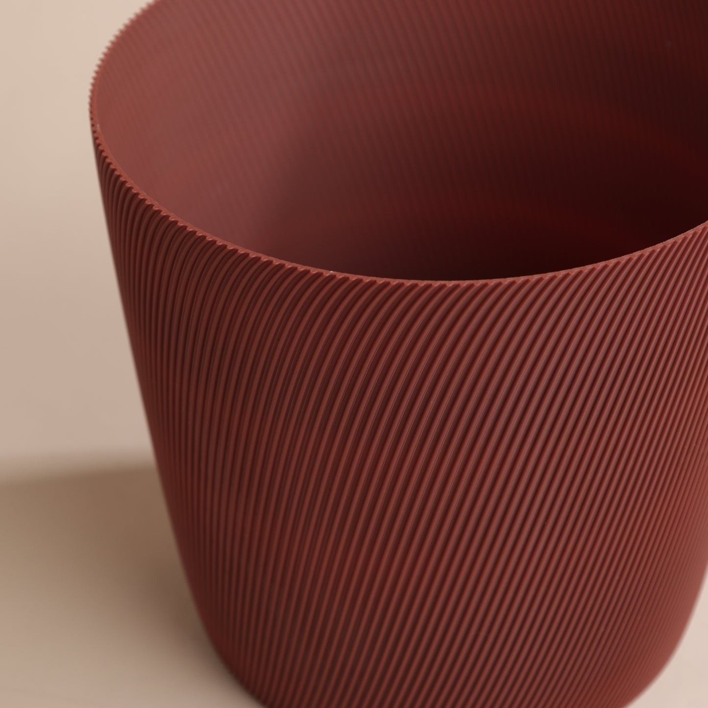 Duo de cache-pots Svala 17 cm beige et cappuccino – design durable pour plantes d’intérieur